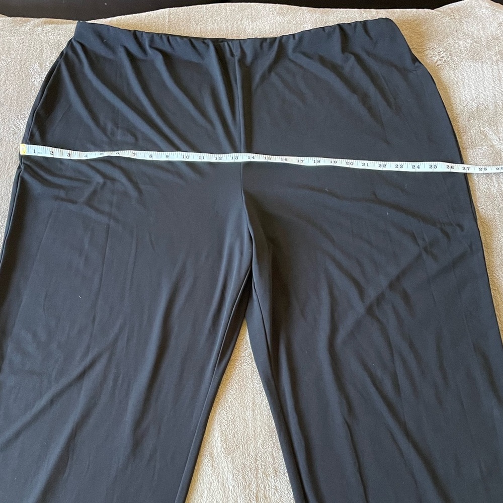 3x Black Alfani Nylon / Spandex Pants